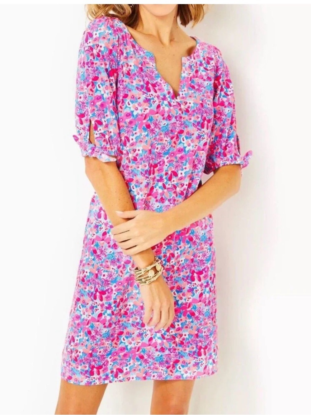 Lilly Pulitzer Pink Floral Print Women’s Shorts
